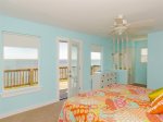 Enjoy gorgeous views of the Intra Coastal Waterway and Red Fish bay from the master bedroom 